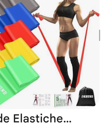 Elastici palestra SET 5 colori / bande x workout