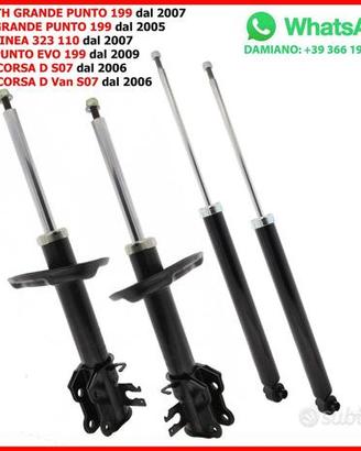 4 Ammortizzatori Rinforzati Mapco Fiat grande Punt