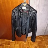 giacca donna nera pelle Taglia 46