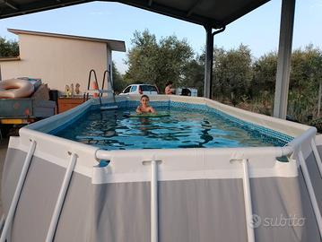 piscina ovale fuori terra 
