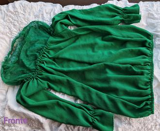 maglia a maniche lunghe verde