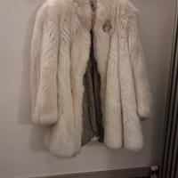 Pelliccia vintage volpe bianca 