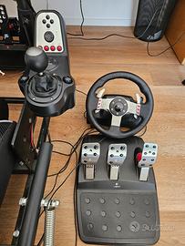 Logitech G27 completo con mod e freno a mano