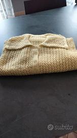 Liseuse da notte in pura lana fatta a mano