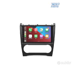 RADIO GPS ANDROID 13 PER MERCEDES CLASSE C W203 CL