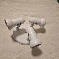 Lampadario bianco a 3 luci