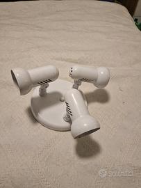 Lampadario bianco a 3 luci