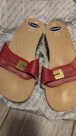 Dr Scholl's Exercise Pescura zoccoli rosso n. 40