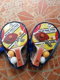 DUE SET da PING PONG TUTTO a 10 EURO. 