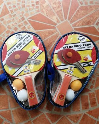 DUE SET da PING PONG TUTTO a 10 EURO. 