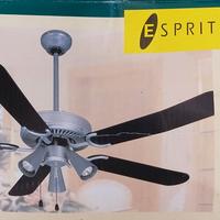 Lampadario con ventilatore