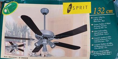 Lampadario con ventilatore