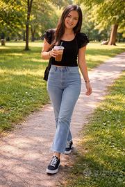 Jeans Stradivarius modello D78, taglia 40.