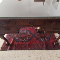 SCRIVANIA LEGNO MASSELLO ANTICA