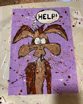Quadro Willie il Coyote