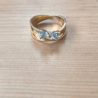 Anello pandora in argento, placcato oro,