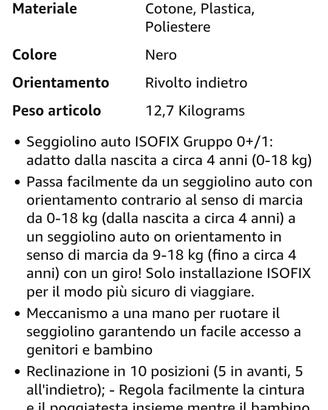 seggiolino auto Graco  isofix