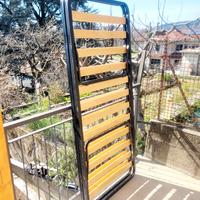 reti con doghe salvaspazio con piedi pieghevoli