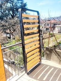 reti con doghe salvaspazio con piedi pieghevoli