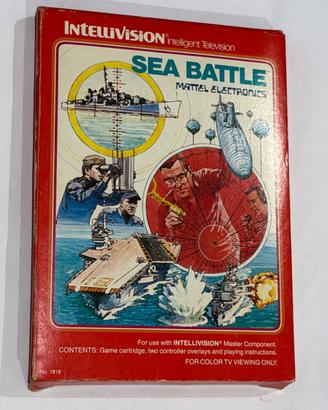 Gioco Intellivision Sea Battle Mattel Electronics