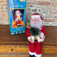 Babbo Natale animato in fibra ottica