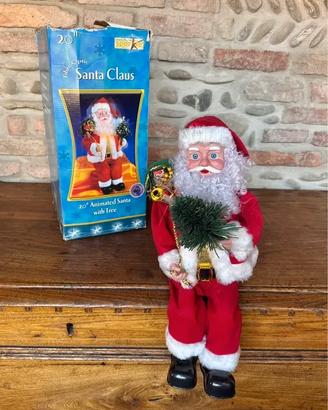 Babbo Natale animato in fibra ottica