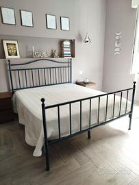 Letto matrimoniale+rete+materasso