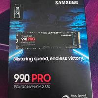 (Nuovo) SSD 990 Pro 2 TB Samsung Nvme M2 sigillato
