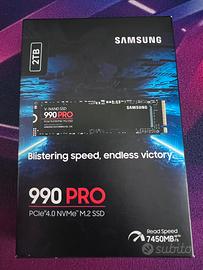 (Nuovo) SSD 990 Pro 2 TB Samsung Nvme M2 sigillato