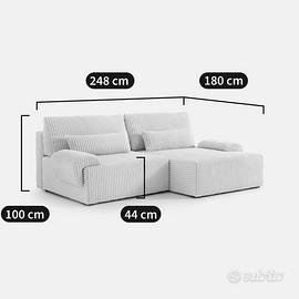 divano letto angolare 