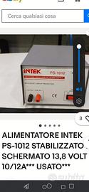 alimentatore intek 10/12 nuovo 