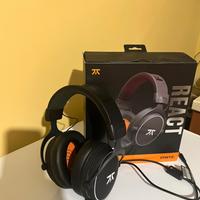 Fnatic React cuffie gaming microfono cablate jack