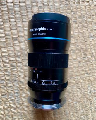 Obbiettivo Sirui 35mm 1.8 Anamorphic 1.33 APS