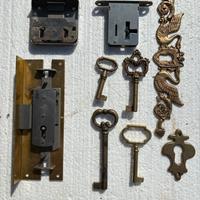 Serrature casseti armadio con chiavi