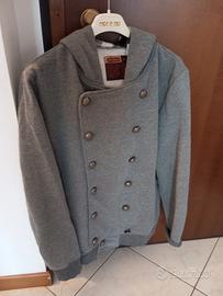 Felpa/giacchino da donna con bottoni e cappuccio