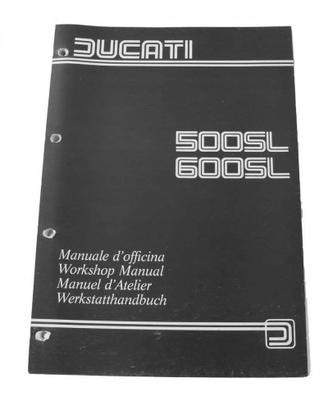 Manuale officina in PDF per Ducati 500 600 SL - 98