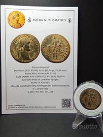 Moneta Romana in Asse Domitianus ( A.C. 81-96)