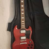 Soundsation SG Buffalo –Devil Cherry Red+Custodia