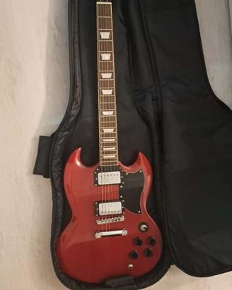 Soundsation SG Buffalo –Devil Cherry Red+Custodia