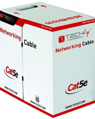 Cavo di rete cat. 5e in rame Techly
