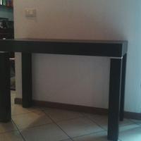 CONSOLLE ALLUNGABILE A 3 METRI COLOR WENGHE' NUOVA