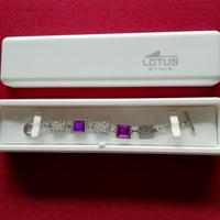 bracciale lotus donna in acciaio