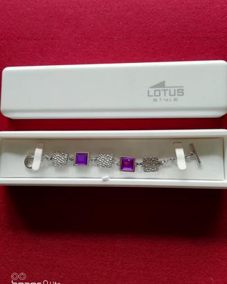 bracciale lotus donna in acciaio