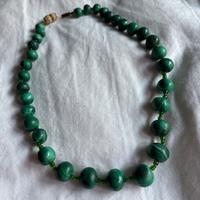Collana in malachite