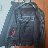 giubbino pelle moto 