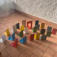 Fermalibri in lamiera - Lotto da 23 pezzi colorati