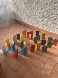 Fermalibri in lamiera - Lotto da 23 pezzi colorati