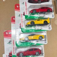 Bburago 5 x Ferrari nuove