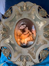 Quadro luminoso applique vintage anni '50