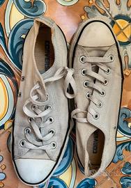 Converse basse celeste azzurro pastello chiaro